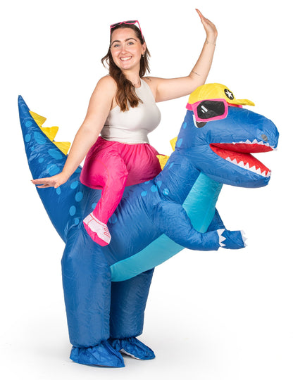 Felfújható álruhát a felnőtt dinoszauruszon