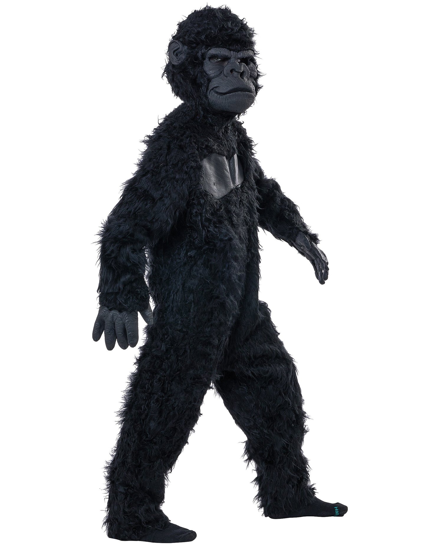 Vue de trois-quarts du déguisement de gorille pour enfant