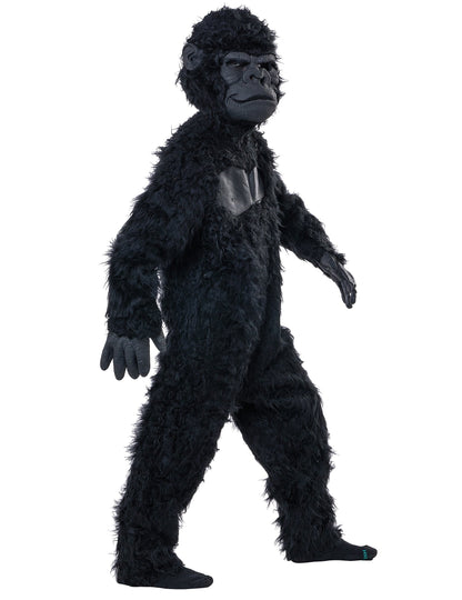 Vue de trois-quarts du déguisement de gorille pour enfant