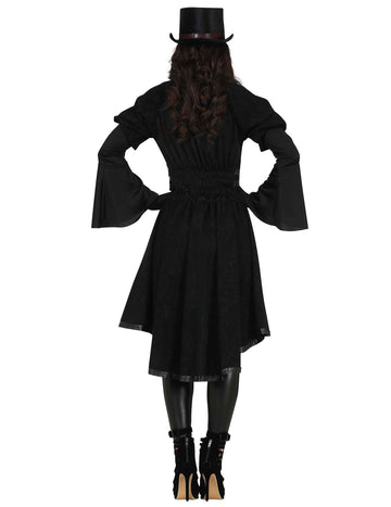 Női fekete gótikus jelmez