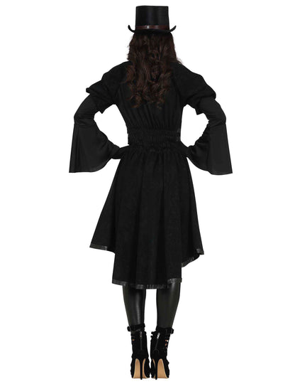 Női fekete gótikus jelmez