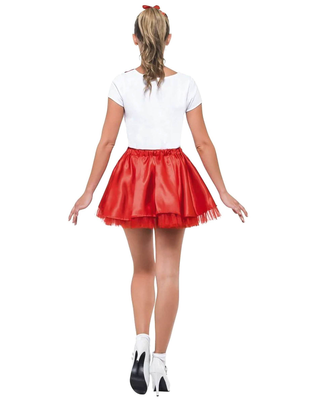 Grease Cheerleader női jelmez hátulnézete