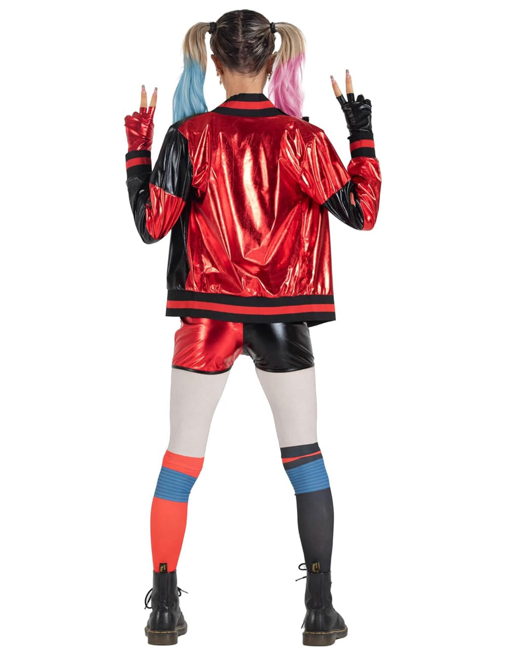 Harley Quinn™ lány jelmezének hátulnézete