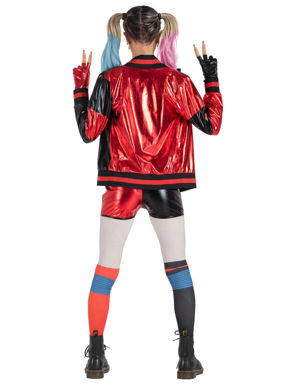 Harley Quinn™ lány jelmezének hátulnézete