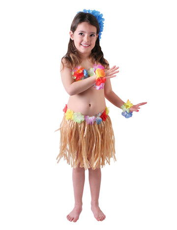 Természetes hawaii jelmez lány