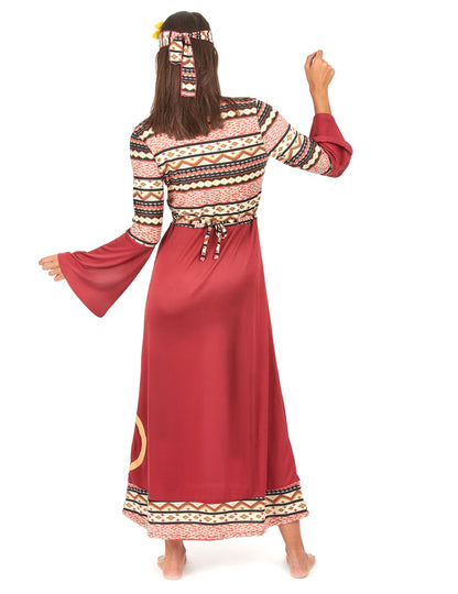 Hippie Bordeaux női jelmez