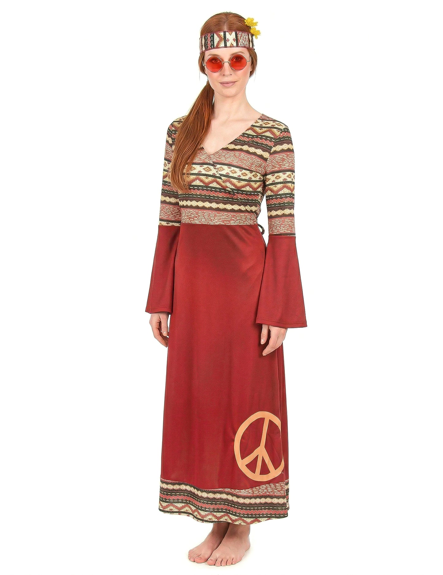 Hippie Bordeaux női jelmez
