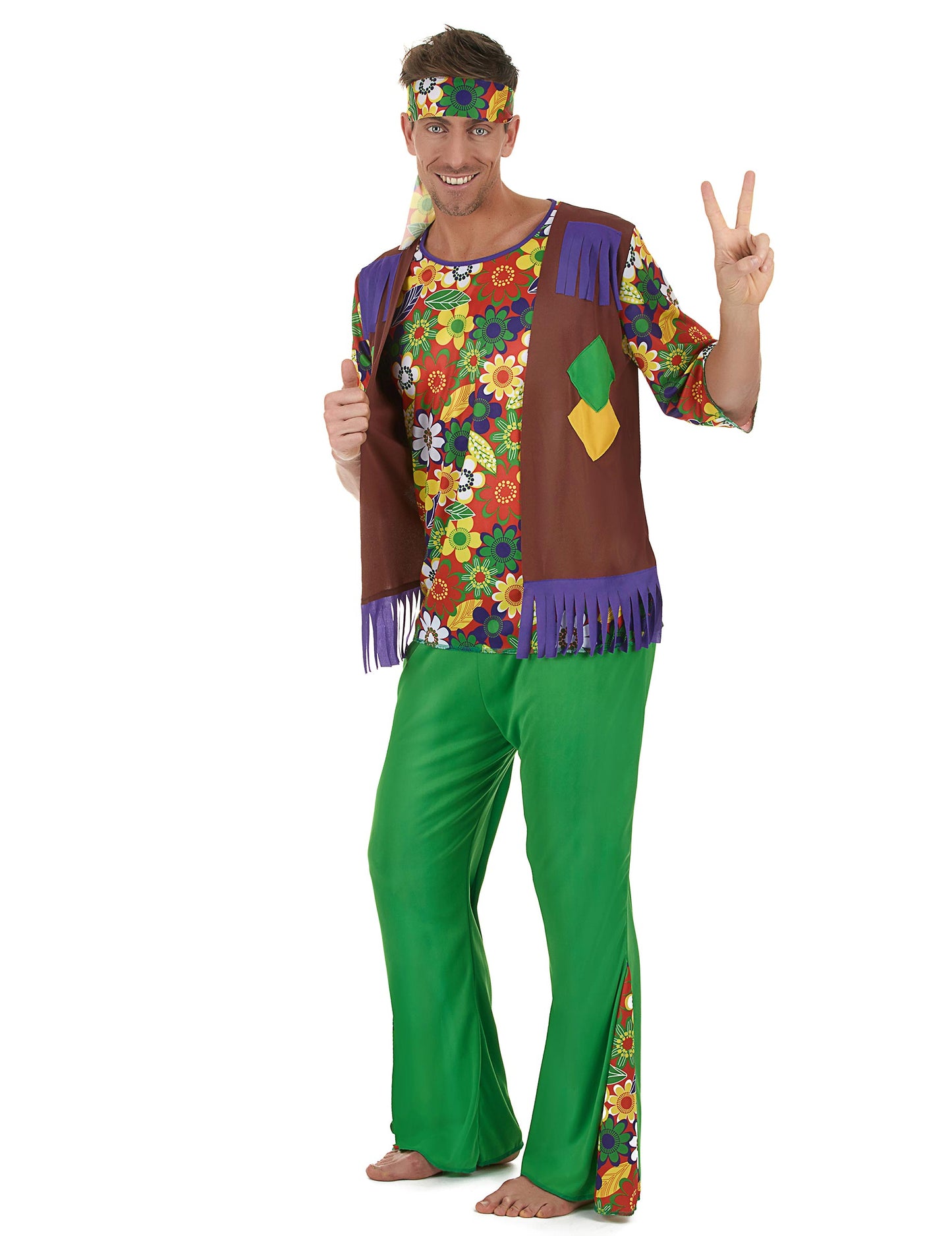 Hippie Flower Power ember jelmez