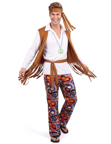 Barna hippi és fehér ember álcázza