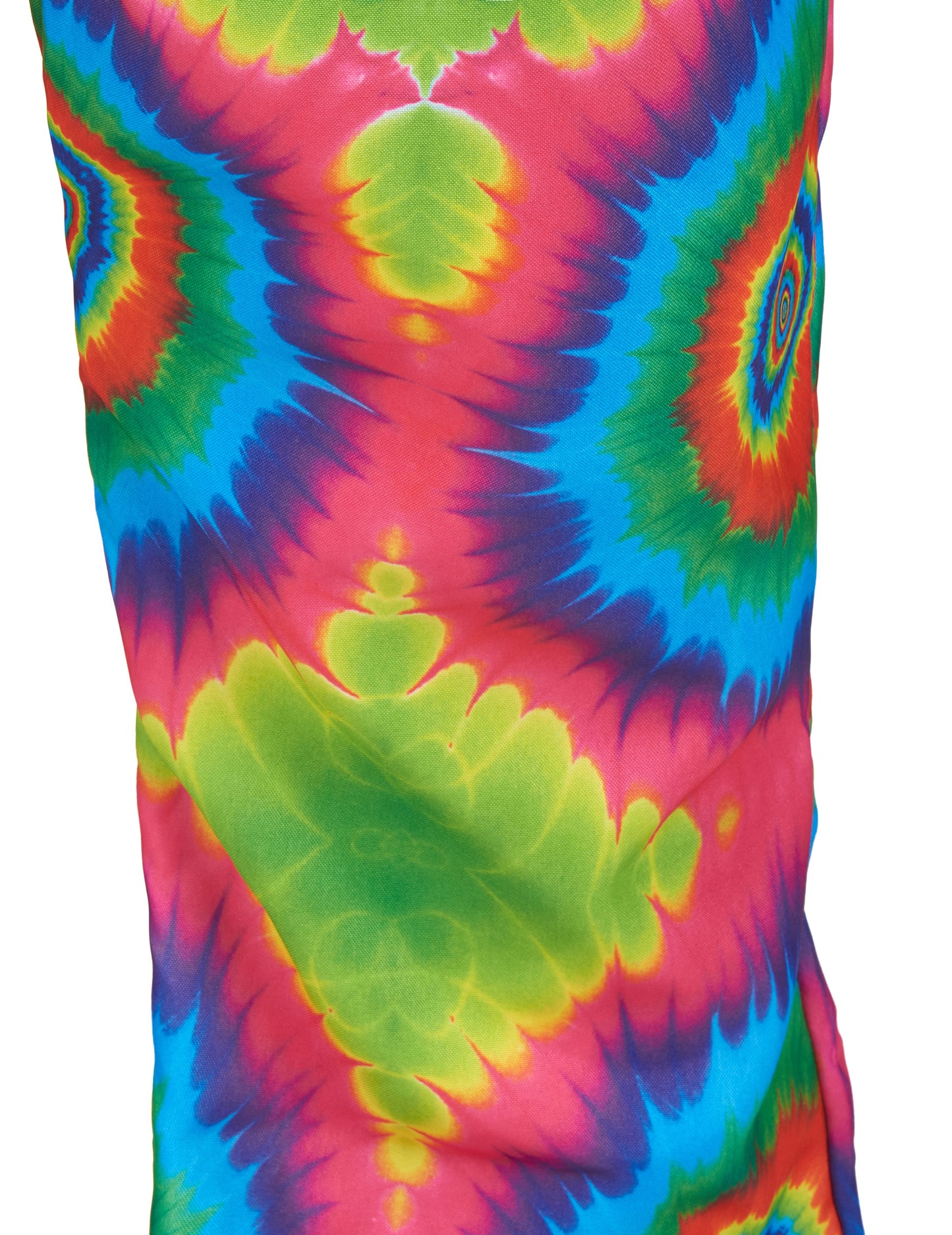 Nagy ember pszichedelikus hippi álruhában