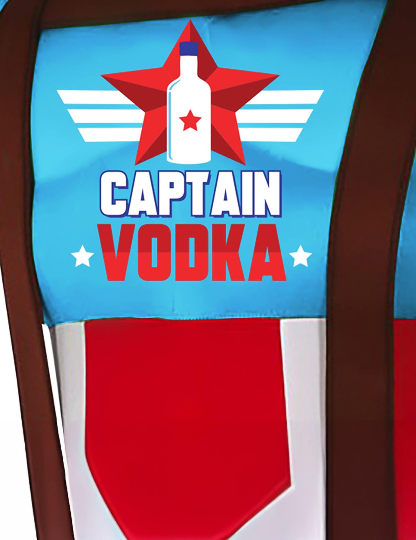 Humoros kapitány vodka felnőtt álruhás