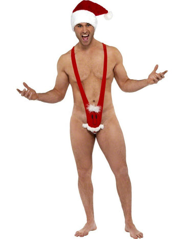 Mankini humoros Mikulás ember