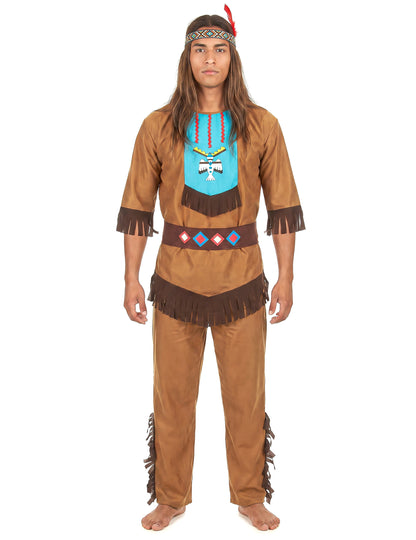Déguisement indien à motifs homme