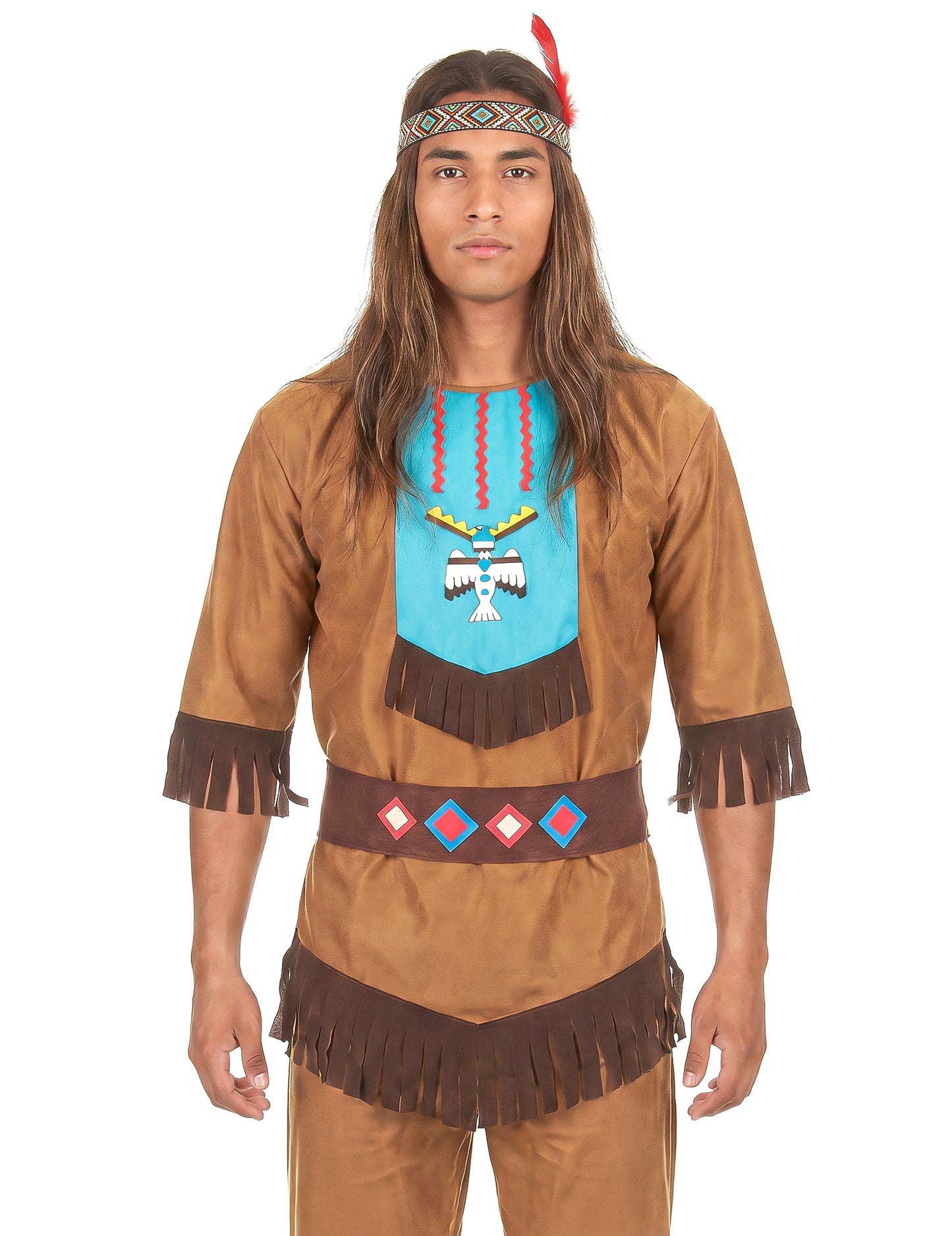 Déguisement indien à motifs homme