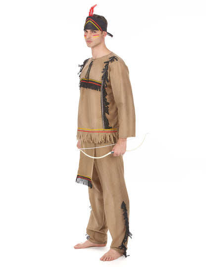 Férfi indiai bársonyhatású jelmez