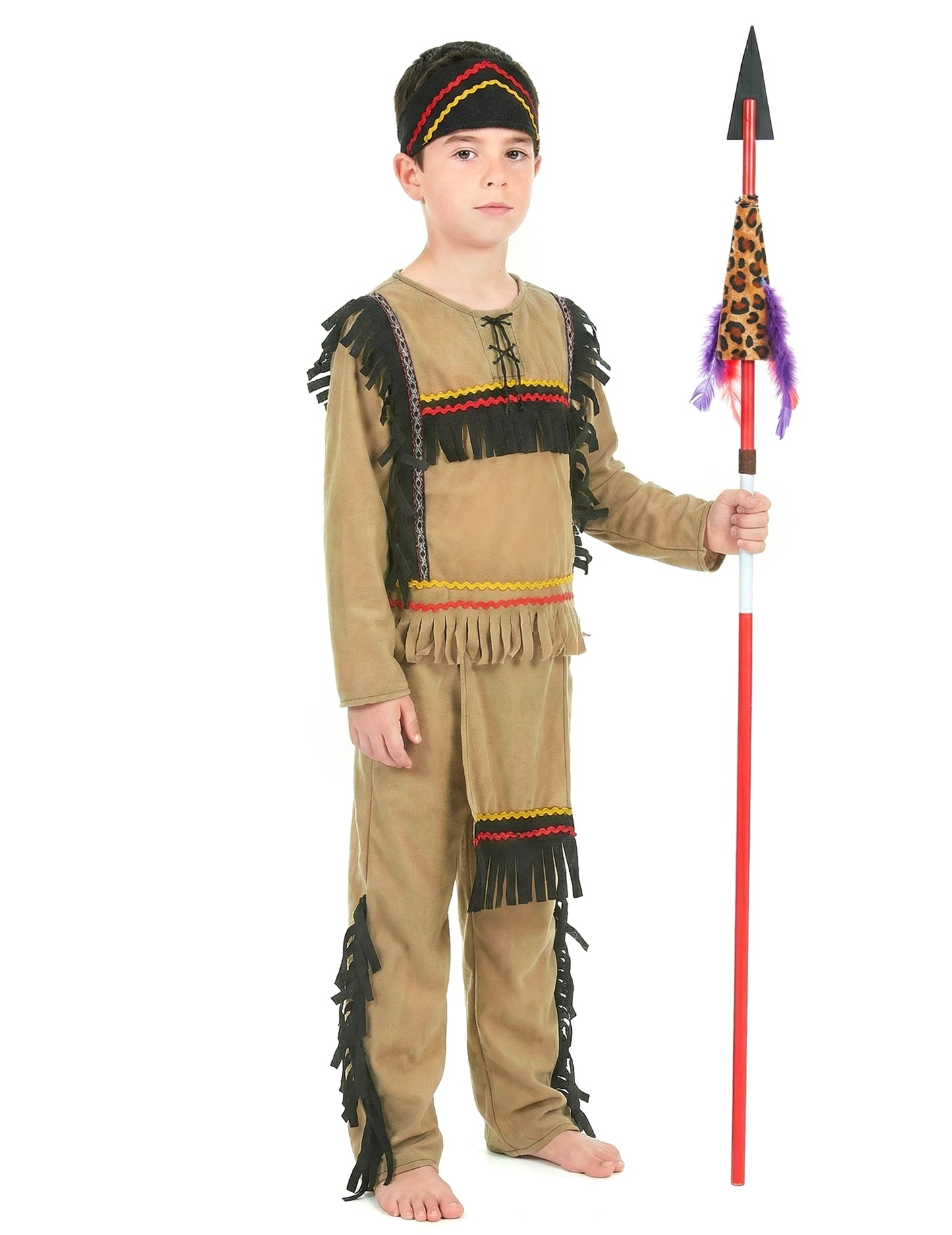 Clear Boy's Brown Indian álruhája