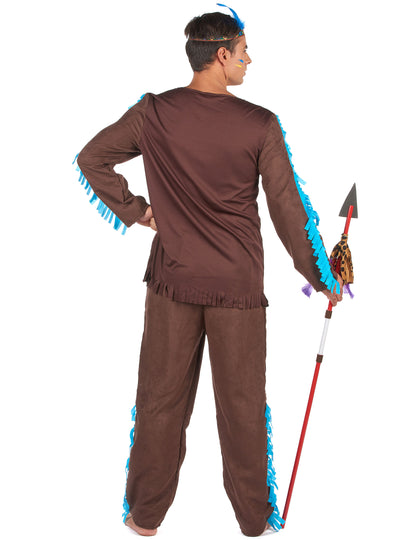 Barna és kék férfi álruhás