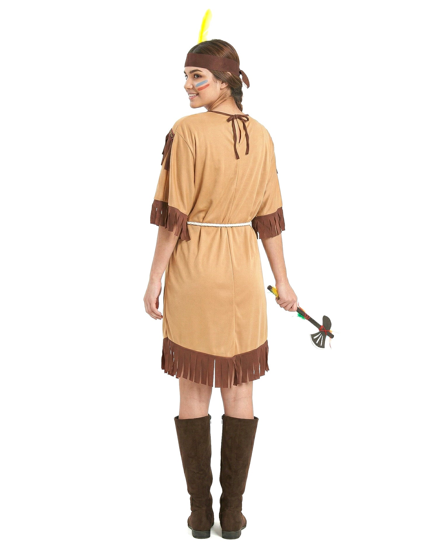 Két tónusú nő indiai álruhája