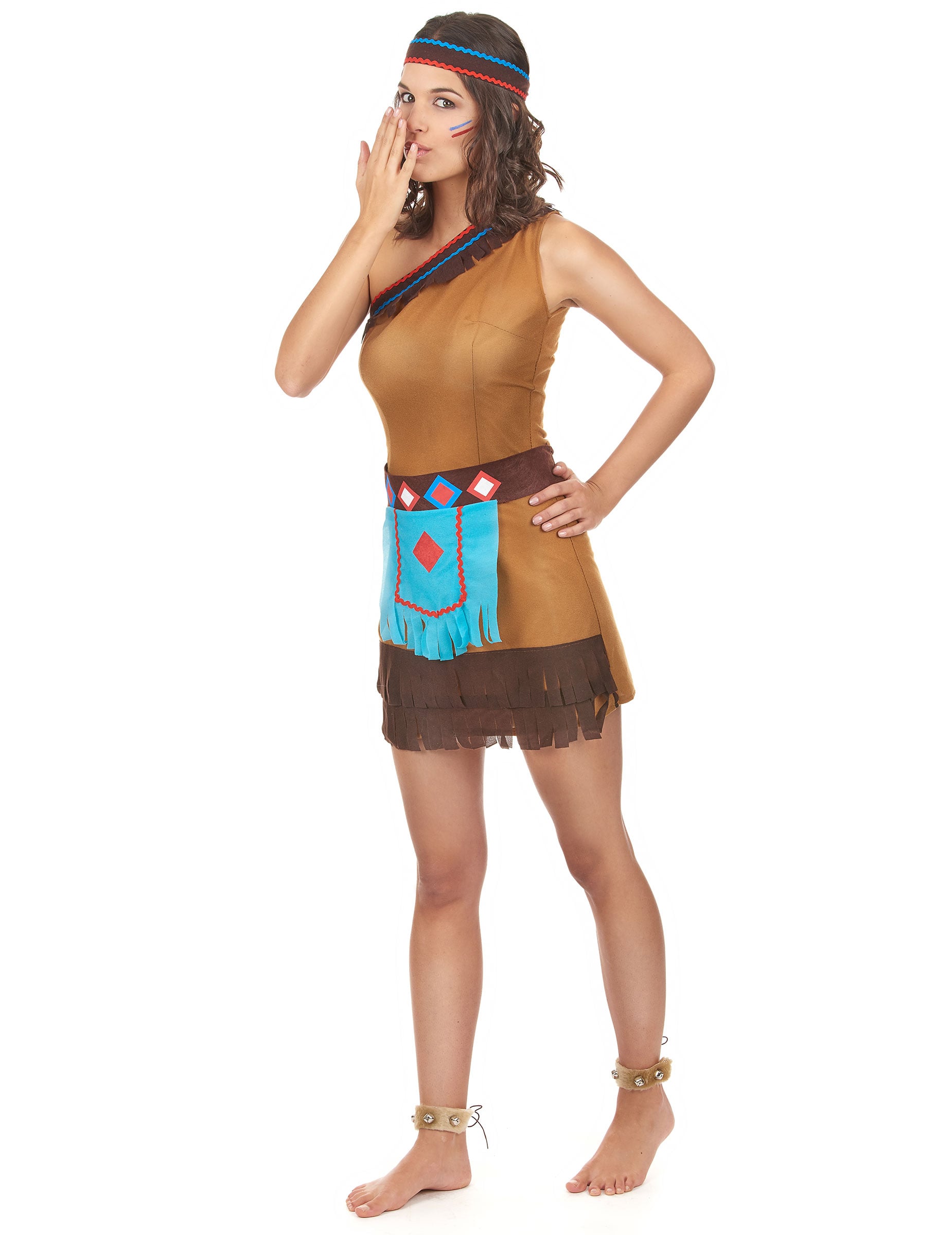 Vue d'ensemble du déguisement indienne sans manches