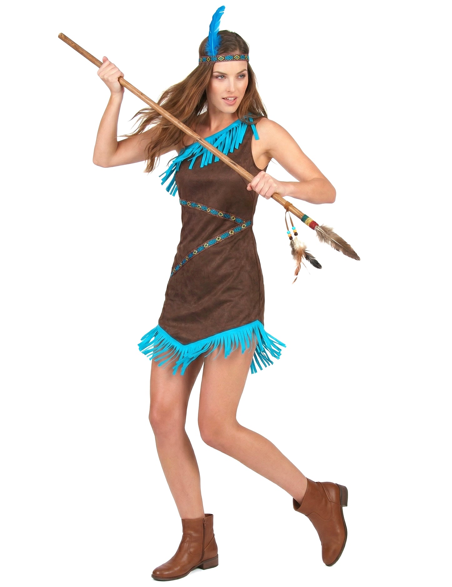 Barna és kék indiai álruhás