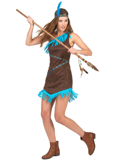 Barna és kék indiai álruhás