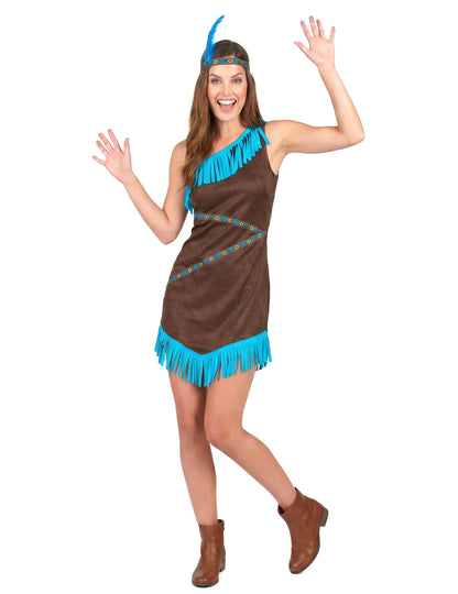 Barna és kék indiai álruhás