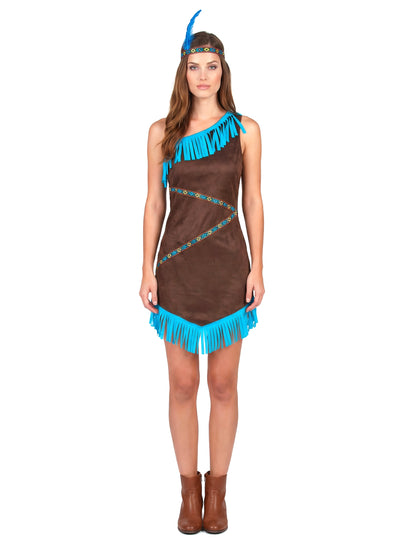 Barna és kék indiai álruhás