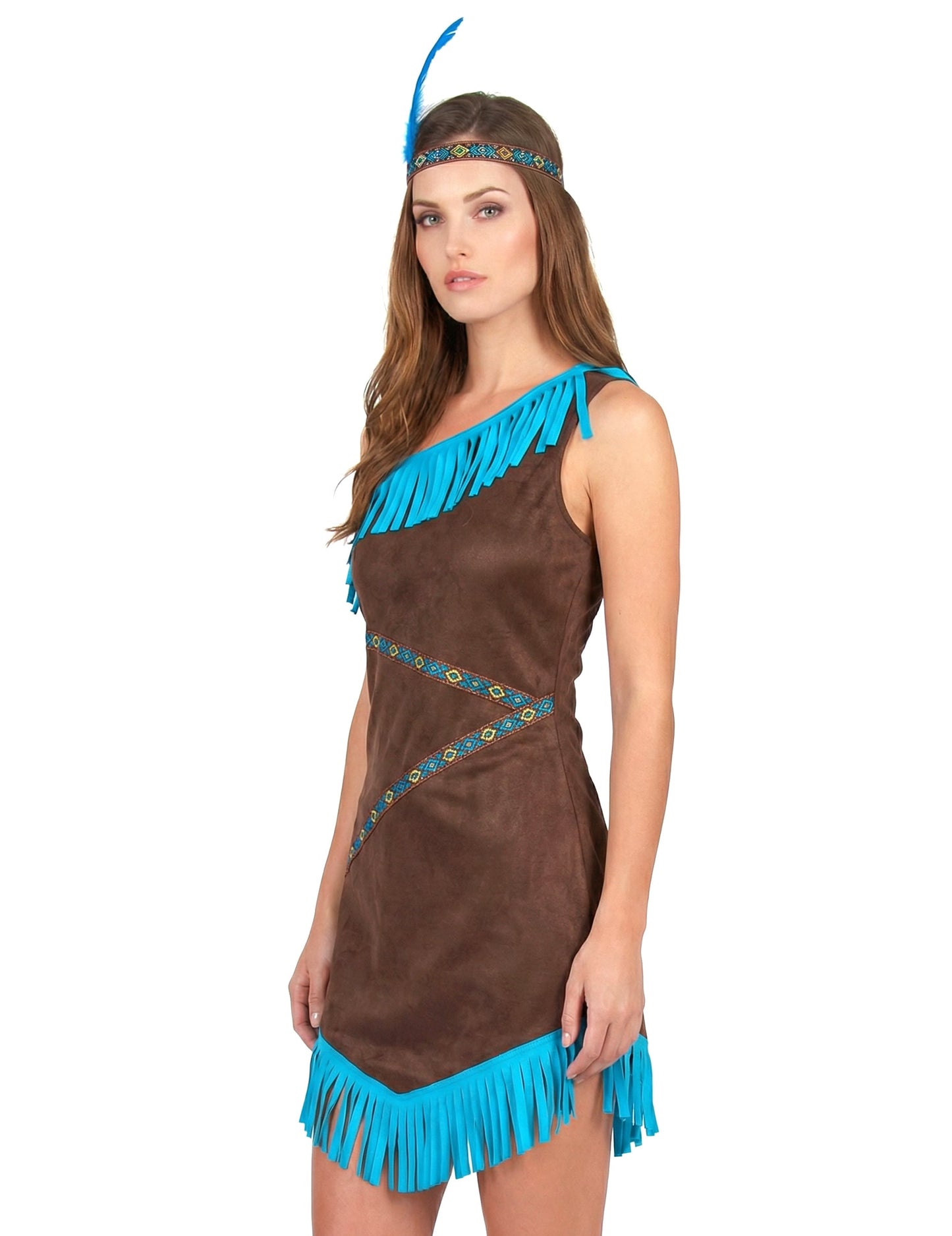 Barna és kék indiai álruhás