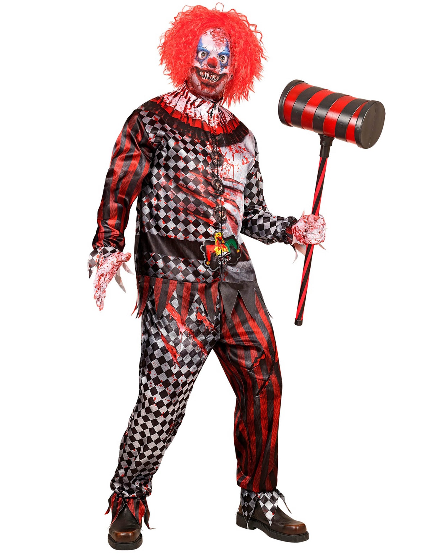 Teljes felnőtt gyilkos bohóc jelmez