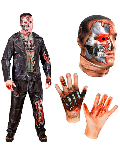 Déguisement intégral cyborg adulte