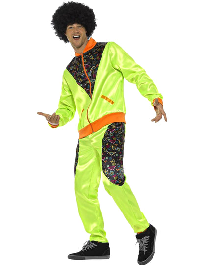 Vue de profil du déguisement jogging rétro pour homme