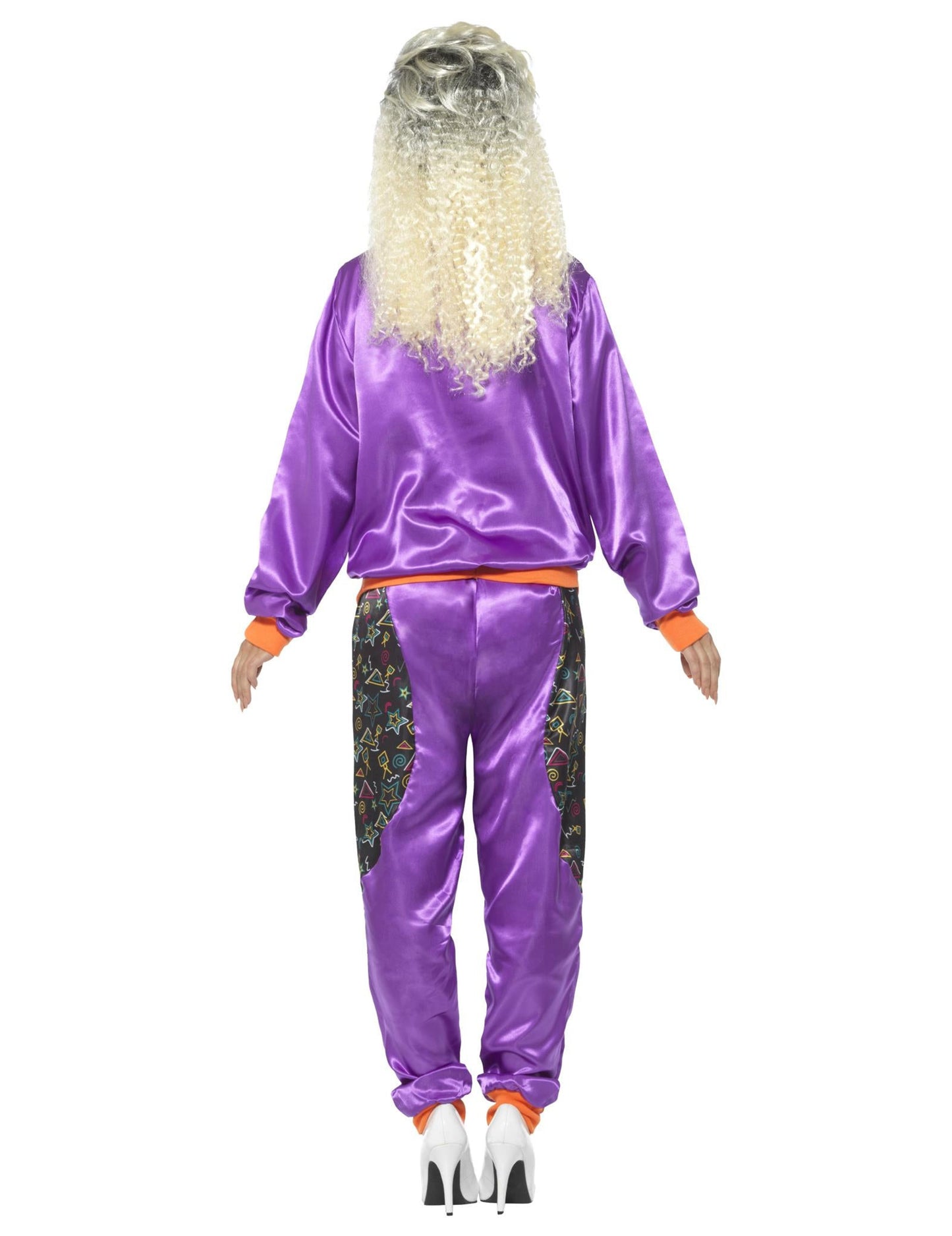 Retro lila női kocogási álruhás