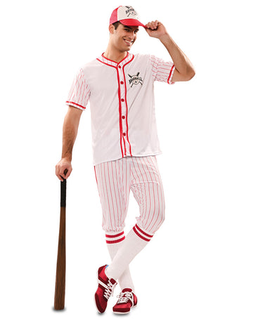 Férfi baseball lejátszó jelmez
