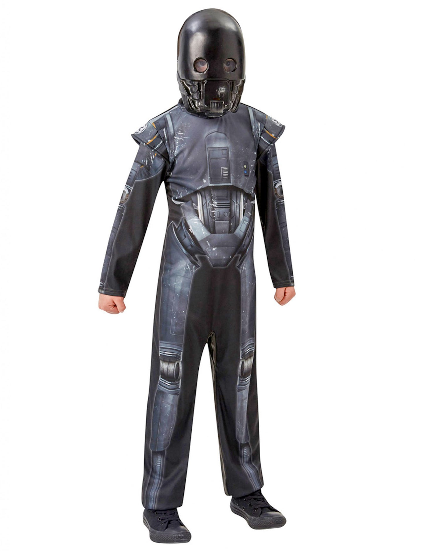 Déguisement K-2SO Star Wars Rogue One pour enfant noir et gris avec masque