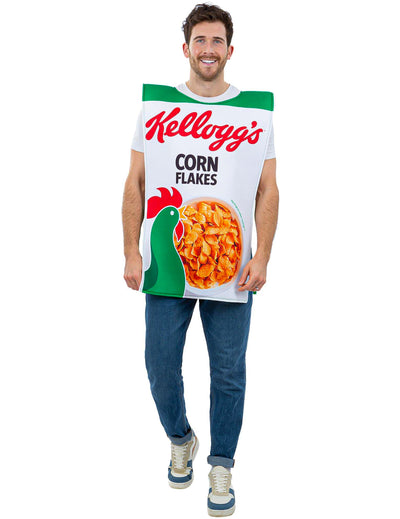 Kellogg's Corn Flakes gabonapelyhes doboz jelmez felnőtt