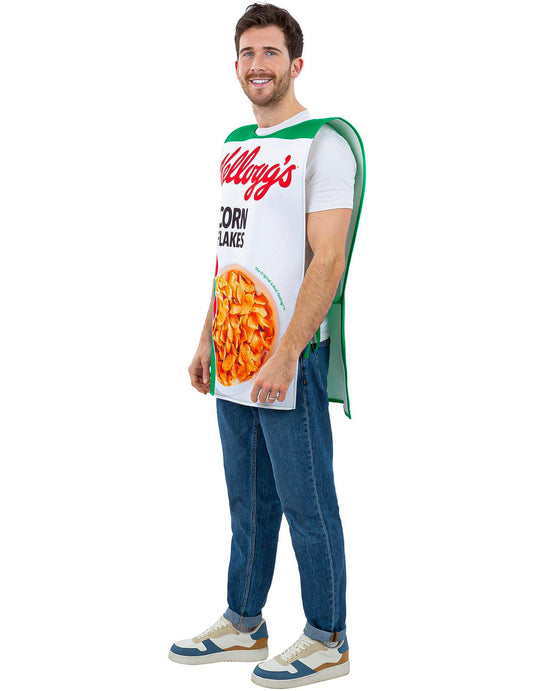 Kellogg's Corn Flakes gabonapelyhes doboz jelmez felnőtt