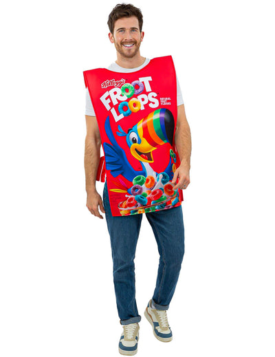 Kellogg's Froot Loops gabonapelyhes doboz jelmez felnőtt