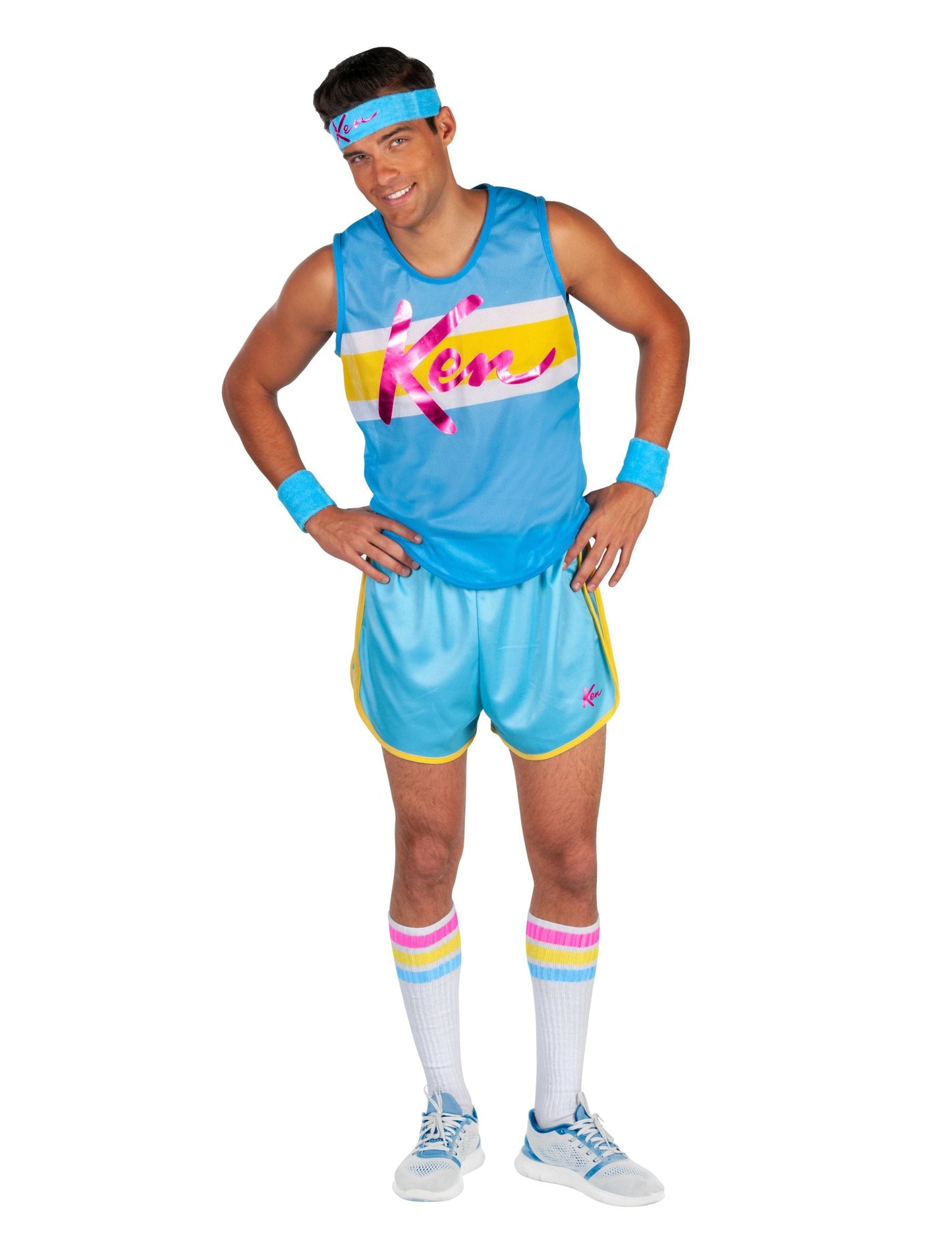 Felnőtt Barbie™ és Ken™ aerobik páros jelmez