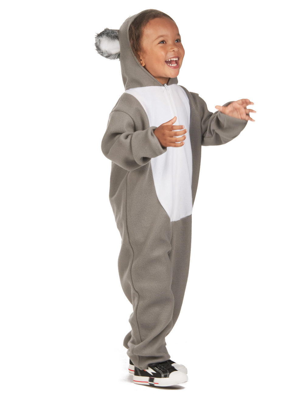 Vue de profil du déguisement koala pour enfant