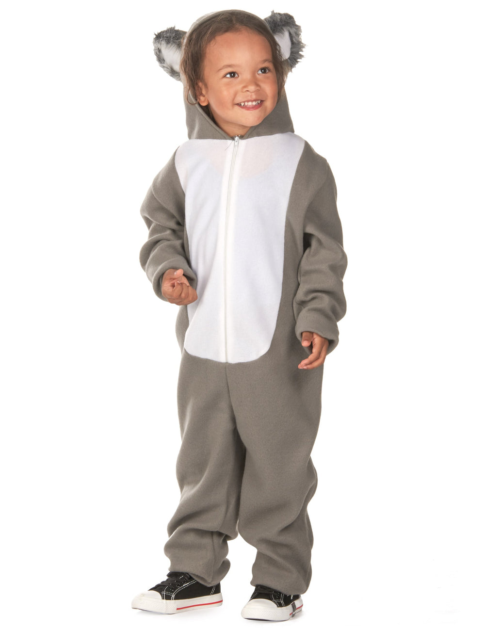 Vue de face du déguisement koala pour enfant