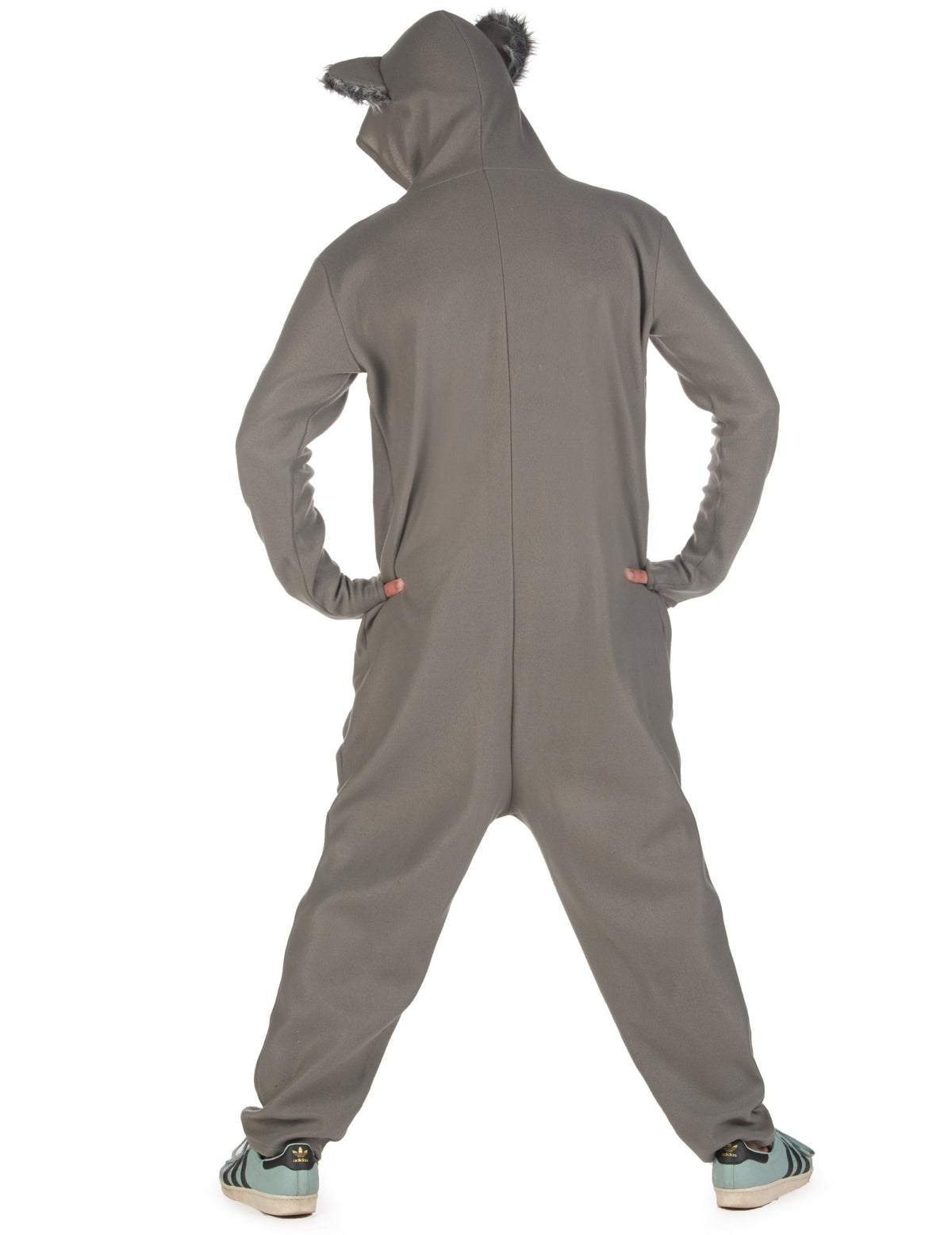 Vue de dos du déguisement koala pour homme