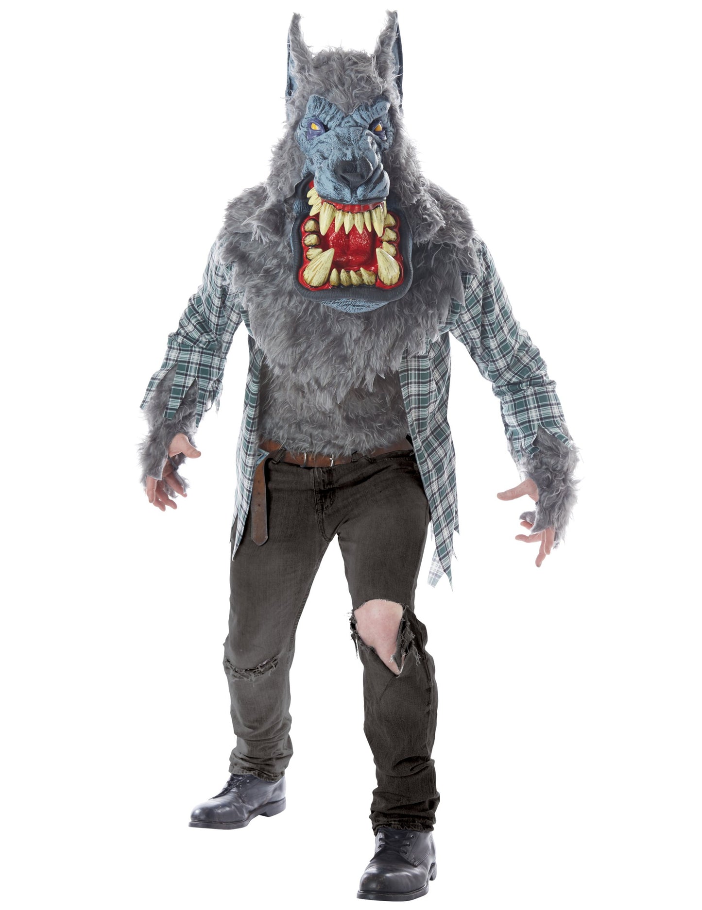 Felnőtt luxus farkasember jelmez és álarc 