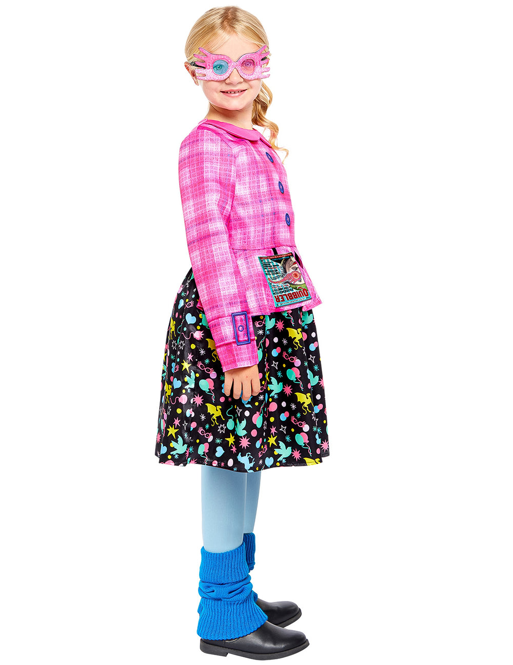 Vue de profil du déguisement Luna Lovegood™ pour fille