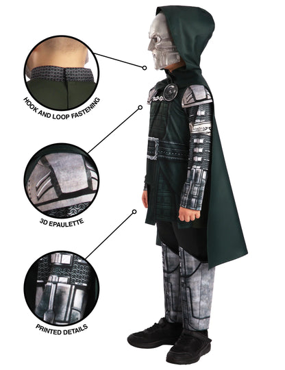 Doctor Doom Avengers Doomsday™ luxus jelmez gyerekeknek