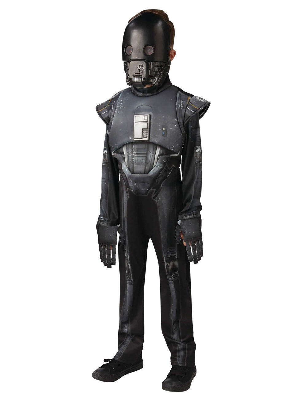Luxus K-2SO Star Wars Rogue One tinédzser jelmez fekete és szürke maszkkal