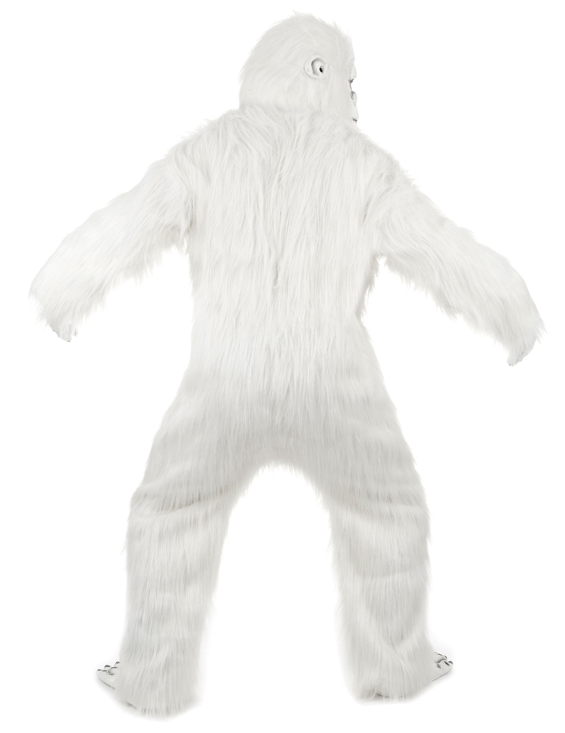 Vue de dos du déguisement de yéti