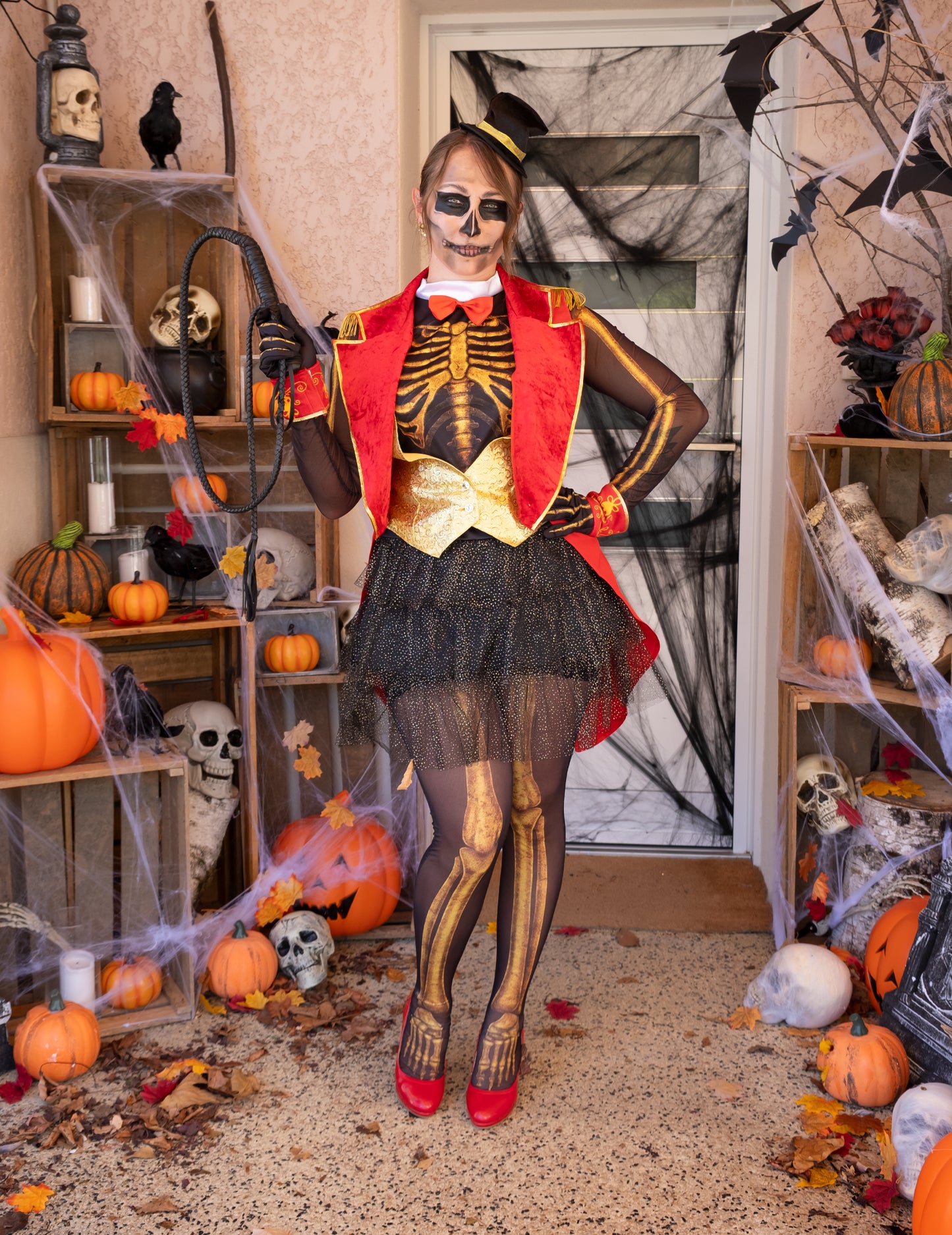 Jelmez asszony hűséges csontváz nő