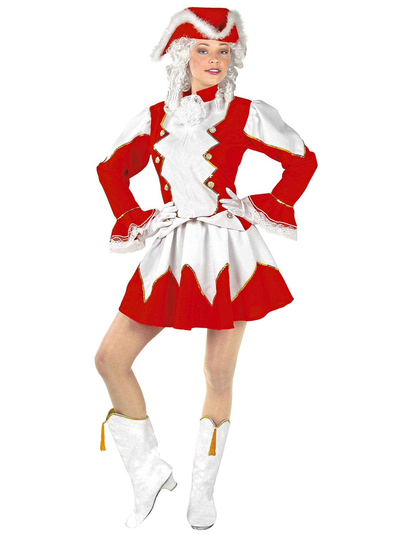 Red Majorette jelmez nő