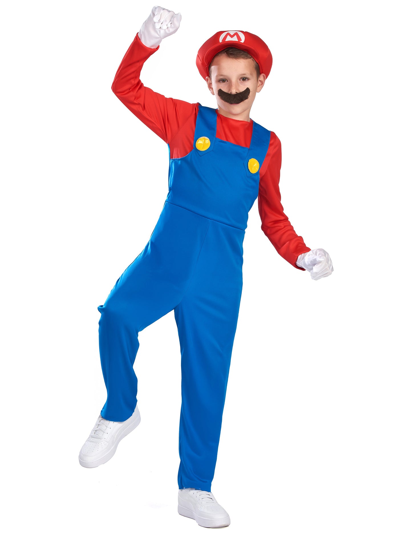 Gyerekek Mario jelmez