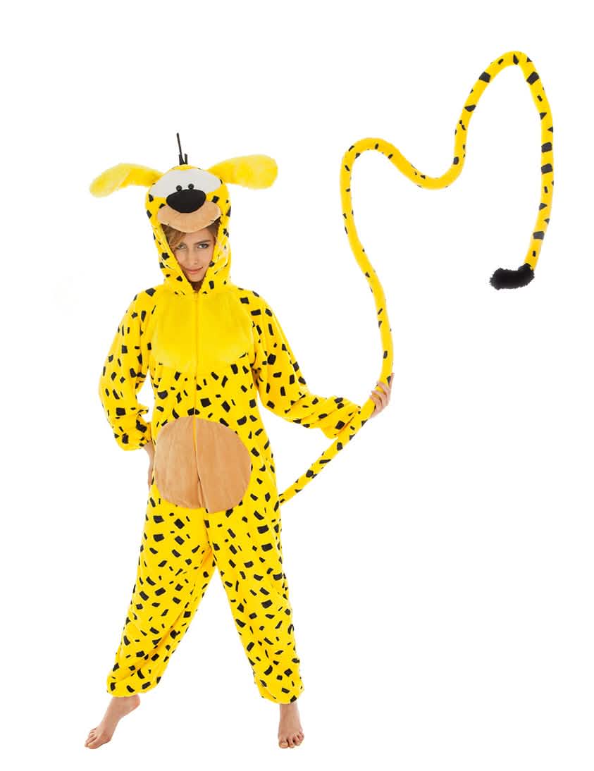 A Marsupilami™ felnőtt jelmez hosszú farkának részletei